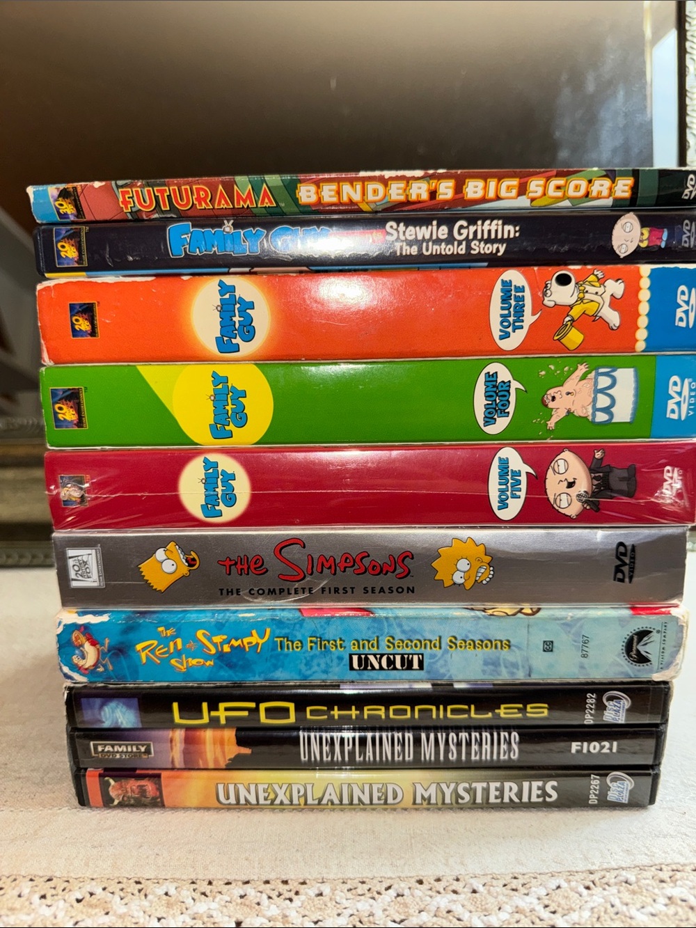 Simpsons/ Family Guy/ Ren & Stempy/ Misc. Adult Cartoon DVD Collection Bundle